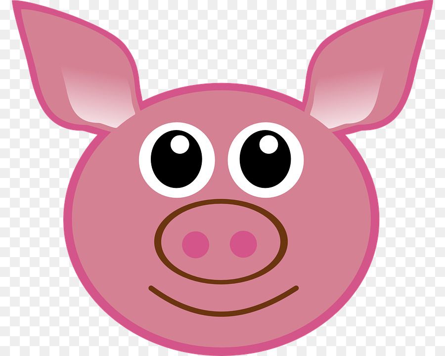 Visage De Cochon，Animal PNG