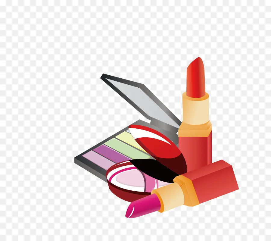 Trousse De Maquillage，Rouge à Lèvres PNG