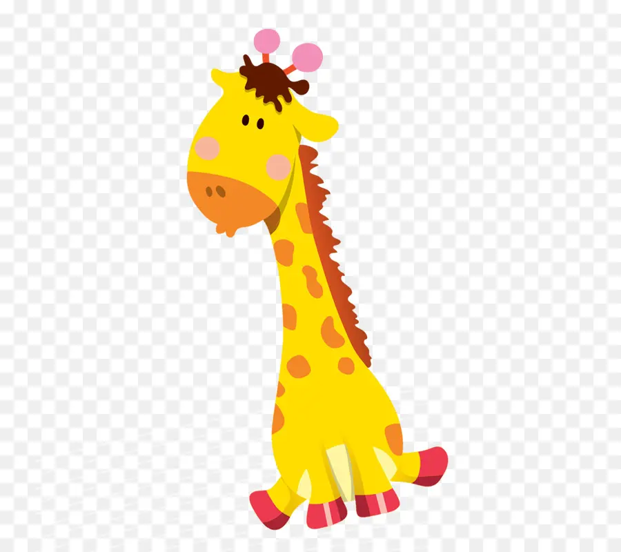 Girafe De Dessin Animé，Long Cou PNG