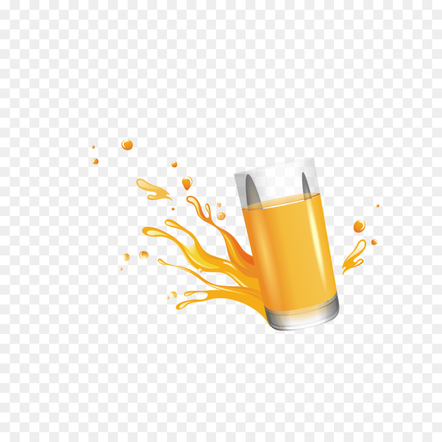 Du Jus D'orange，Verre PNG