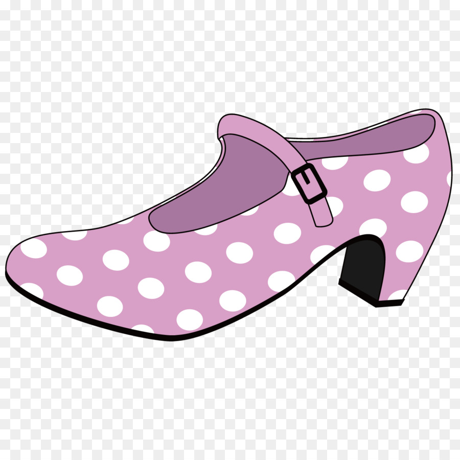 Chaussure à Pois，Talon PNG