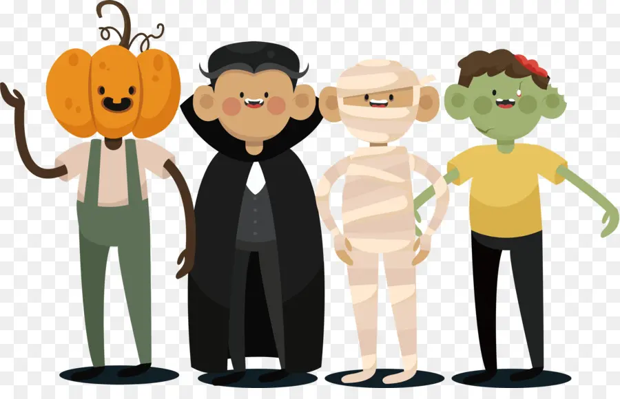 Personnages D'halloween，Citrouille PNG