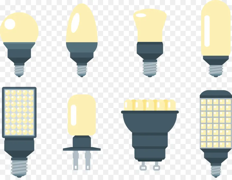 Ampoules Led，Différents Types PNG