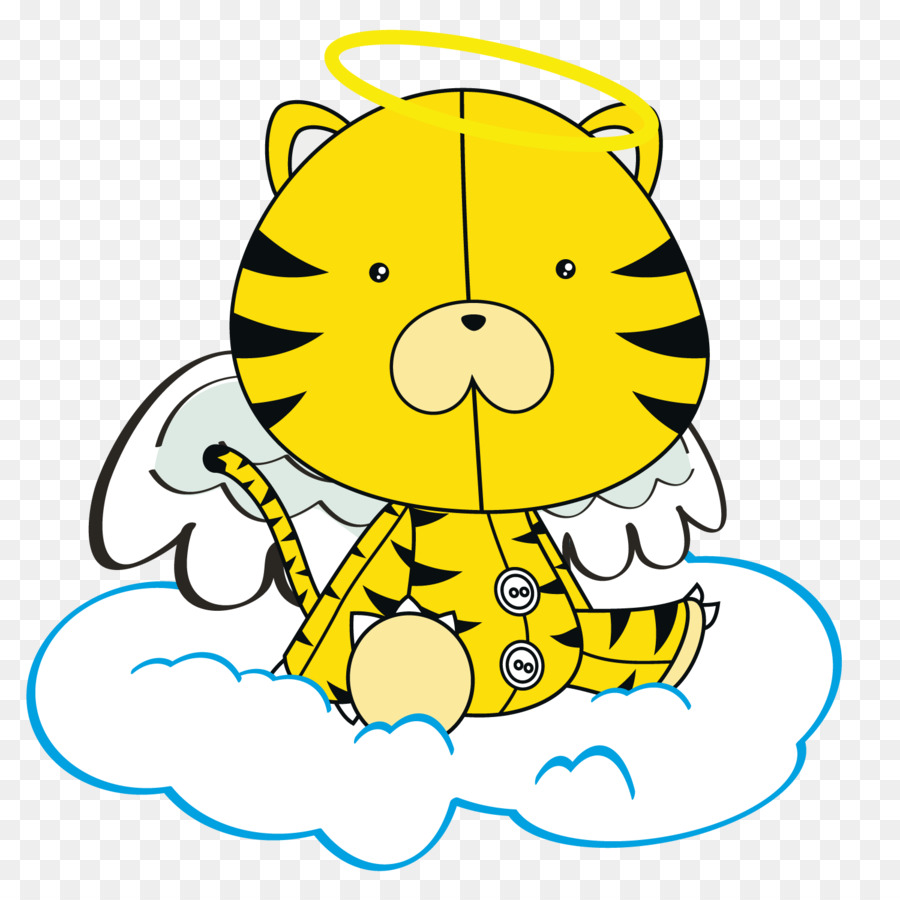 Ange Tigre，Nuage PNG