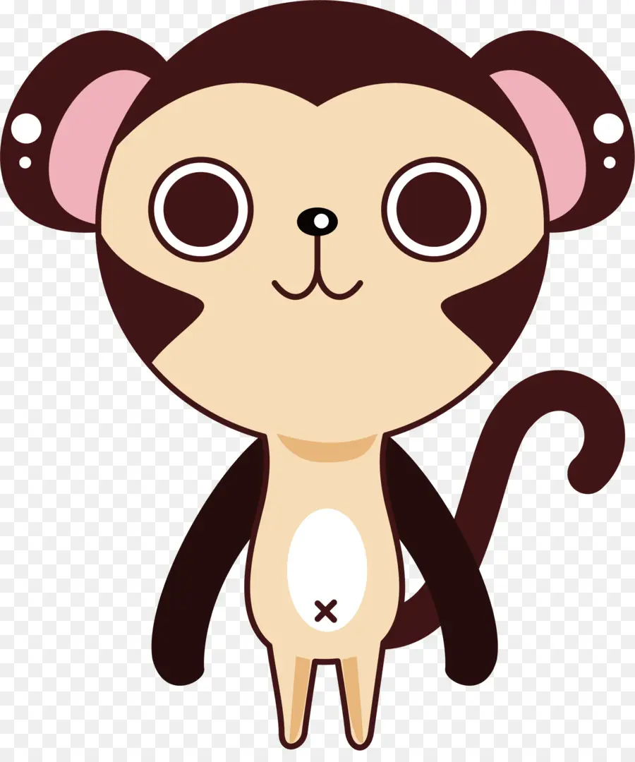 Singe De Dessin Animé，Singe PNG