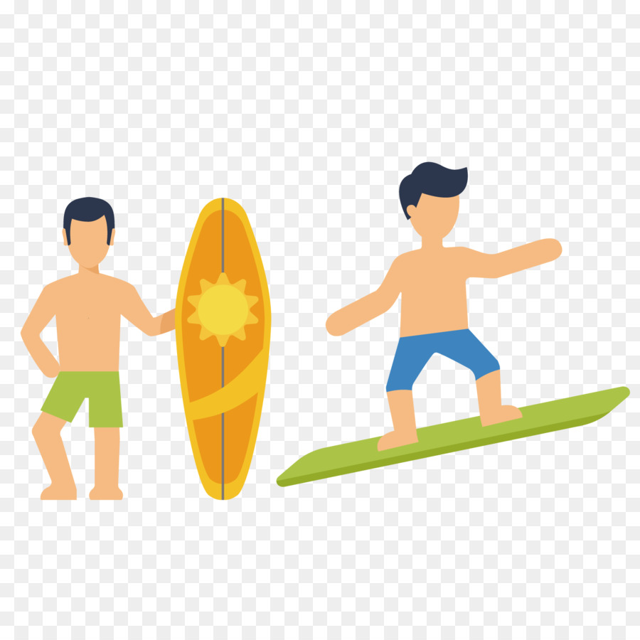 Surfeurs，Planche De Surf PNG