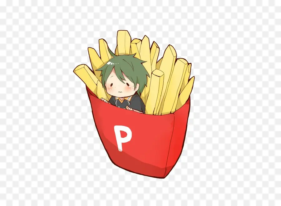 Frites，Dessin Animé PNG