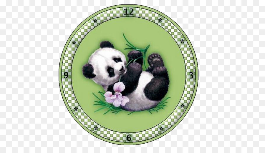 Panda，Horloge PNG