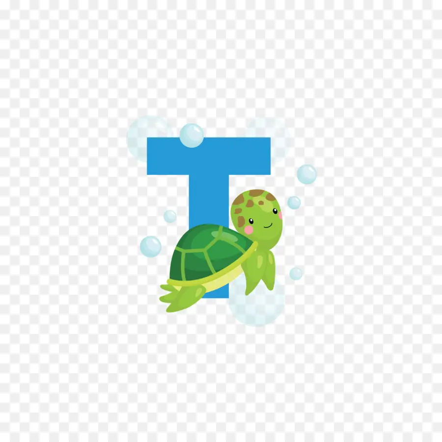 Tortue，Lettre T PNG