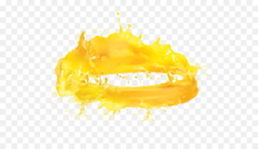 Éclaboussure De Peinture Jaune，Couleur PNG