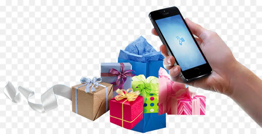 Cadeaux Et Smartphone，Cadeaux PNG