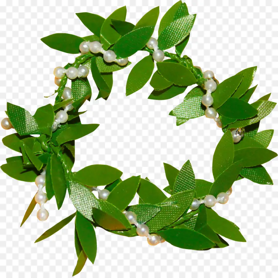 Couronne De Feuilles，Vert PNG