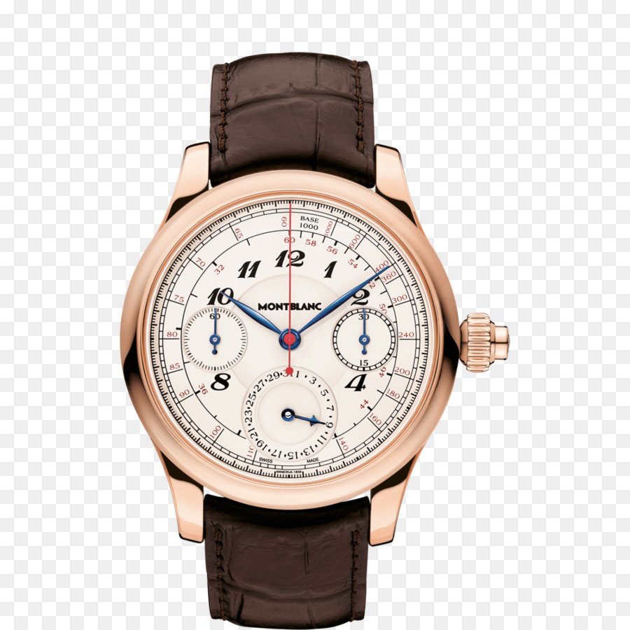 Montre En Cuir Marron，Montre PNG