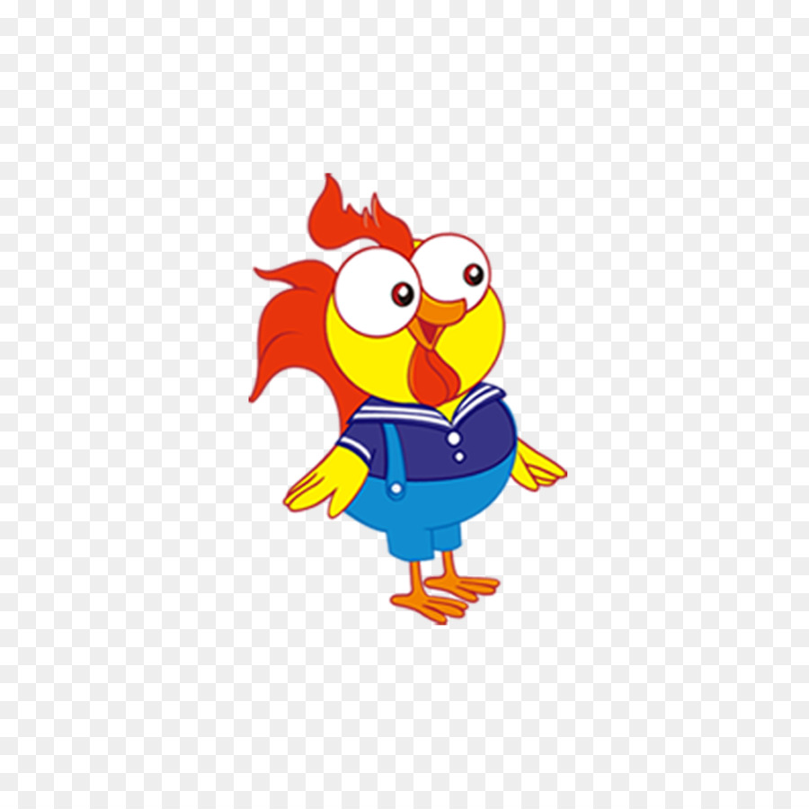 Poulet De Dessin Animé，Oiseau PNG