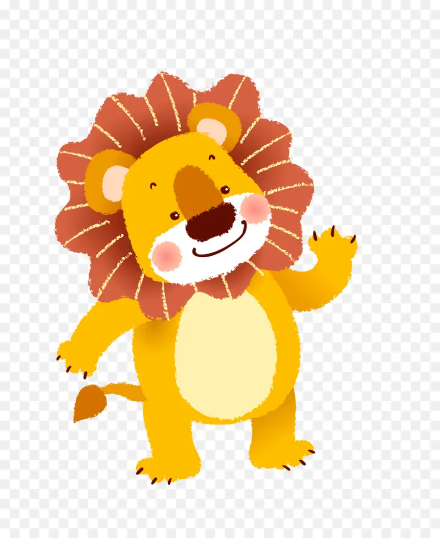 Lion Mignon，Dessin Animé PNG