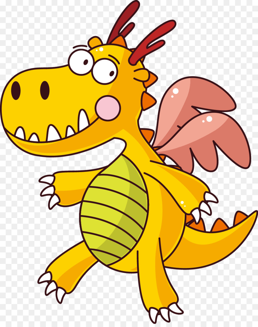 Dragon De Dessin Animé，Mythique PNG