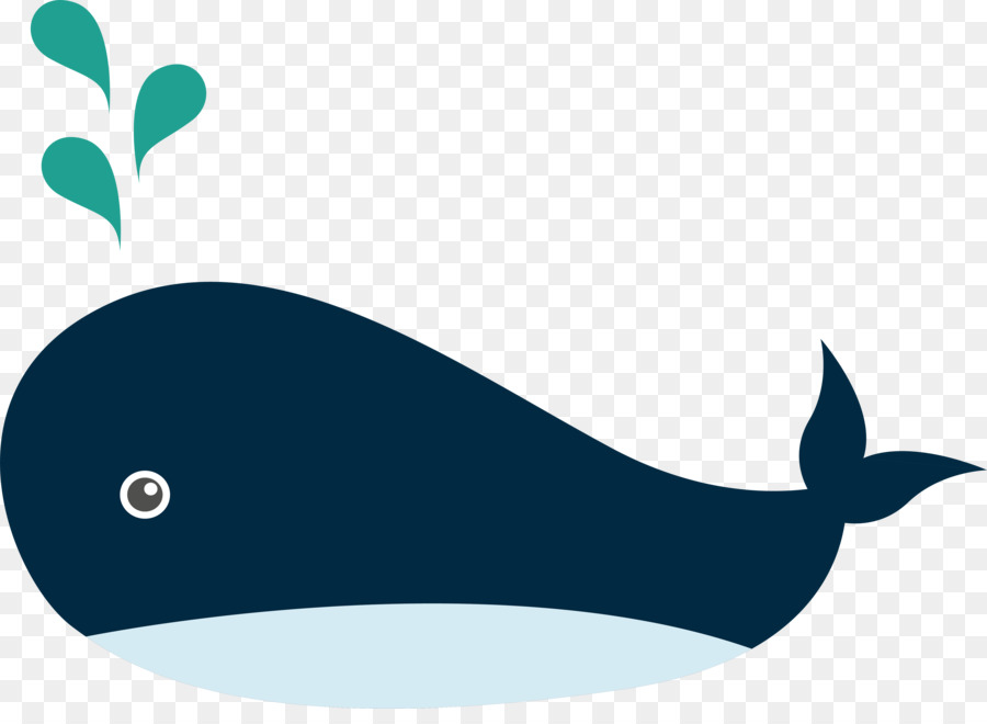 Baleine，Bleu PNG