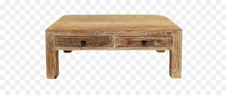 Table En Bois，Tiroirs PNG