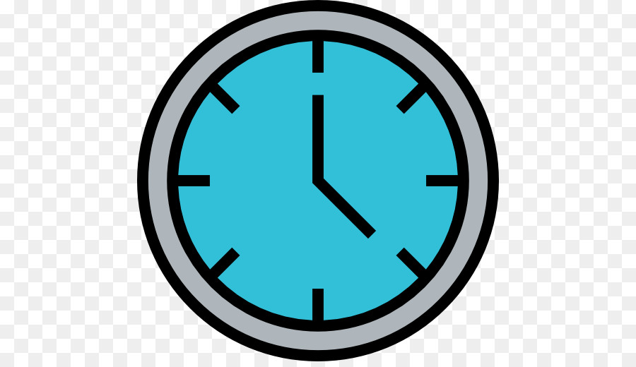 Horloge Bleue，Temps PNG