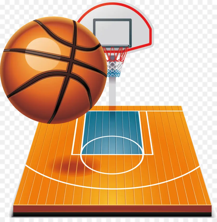 Basket Ball，Terrain De Basketball PNG