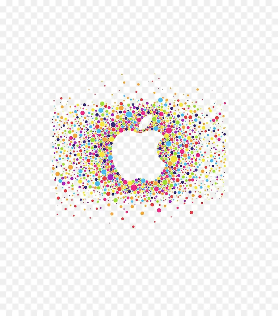 Logo Apple Coloré，Pomme PNG