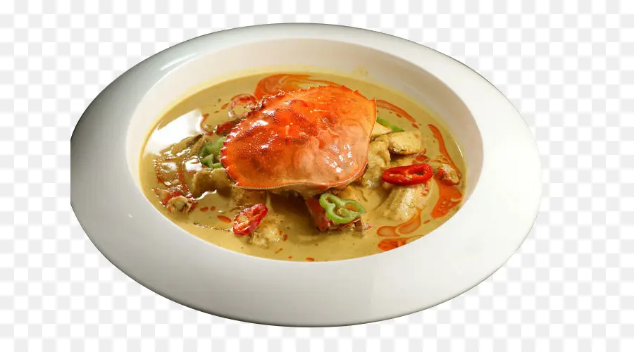 Curry Rouge，Crabe PNG