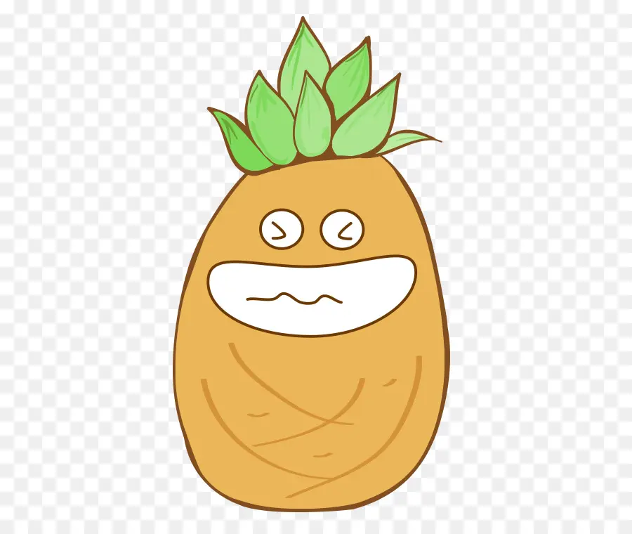 Ananas De Dessin Animé，Tropical PNG