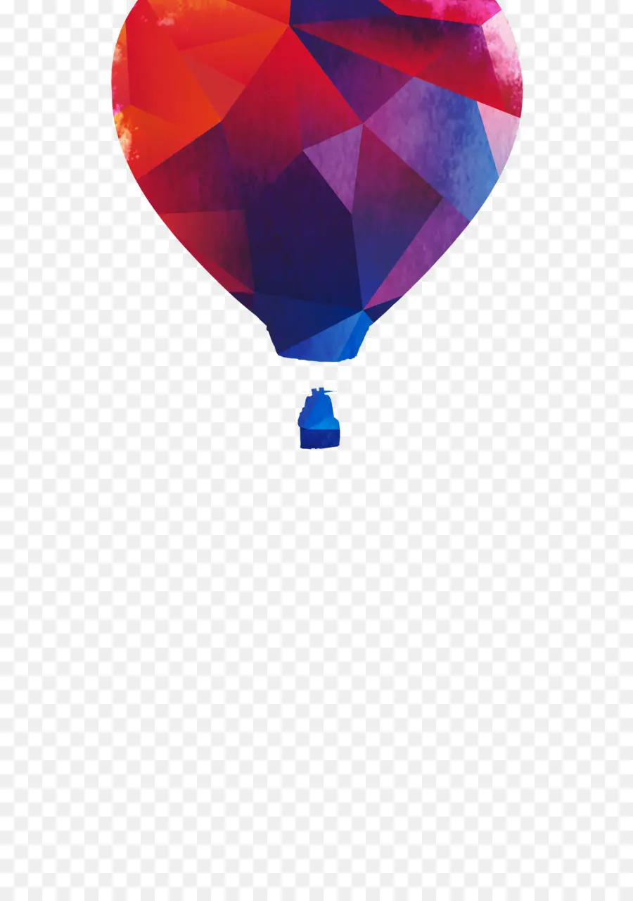 Montgolfière Colorée，Ciel PNG