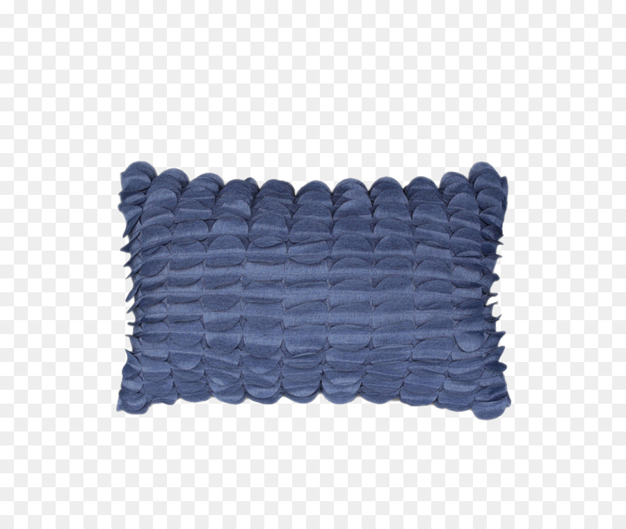 Bleu Texturé，Coussin PNG