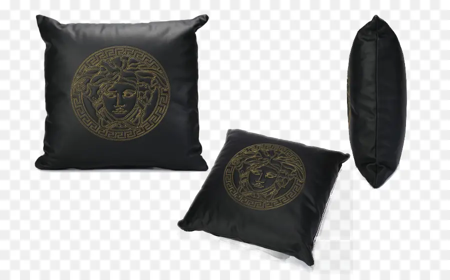 Oreiller Noir，Coussin PNG