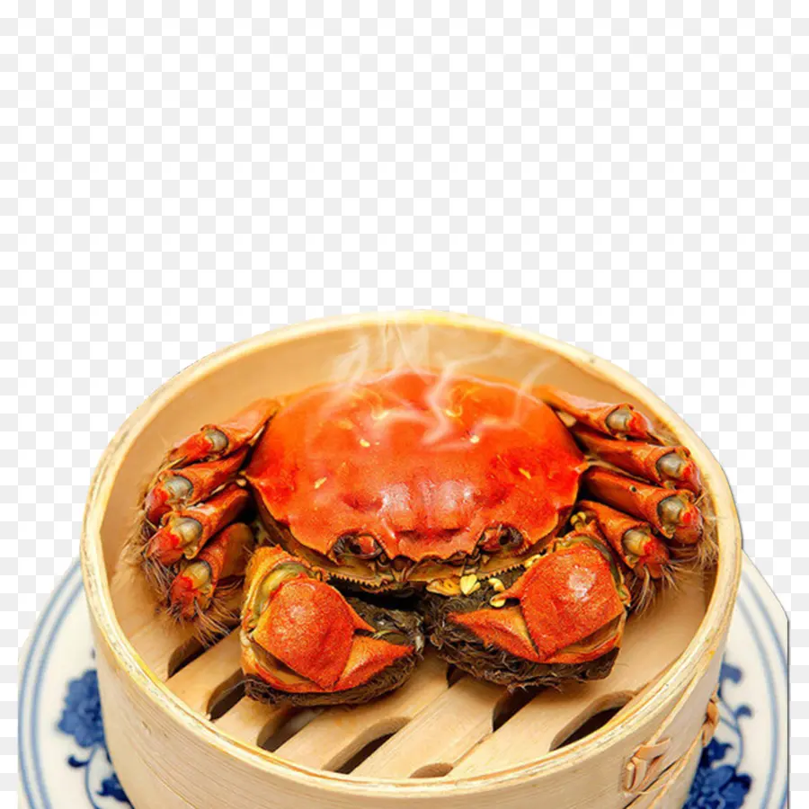 Crabe Cuit à La Vapeur，Fruit De Mer PNG