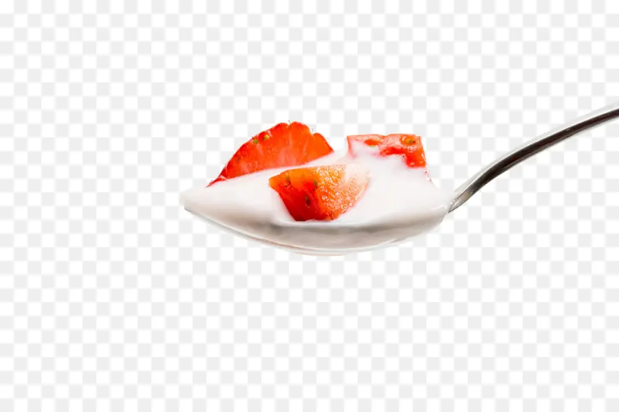 Fraises Et Crème，Dessert PNG