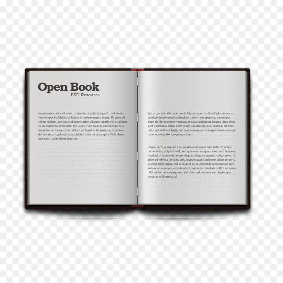 Livre Ouvert，Pages PNG