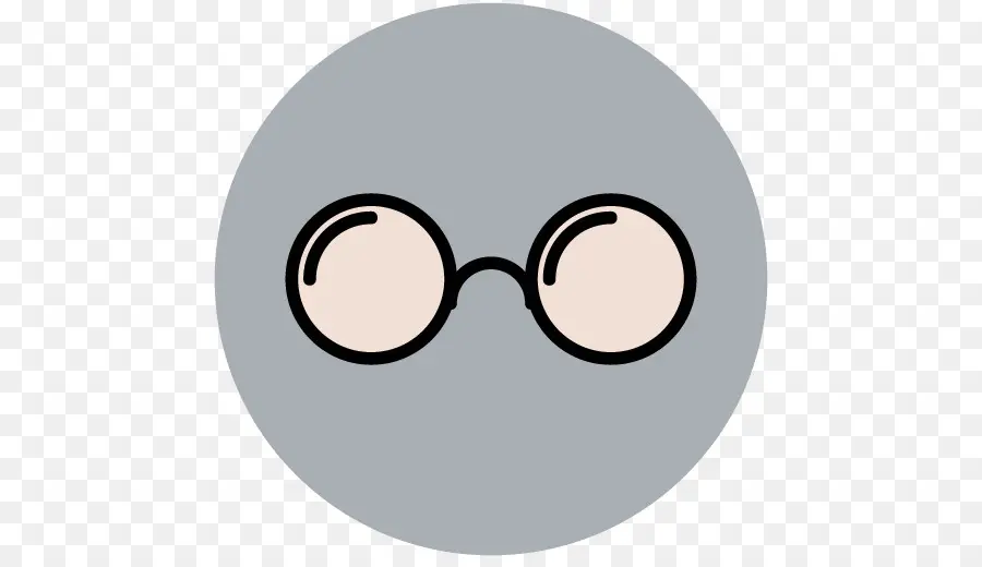 Lunettes，Rond PNG