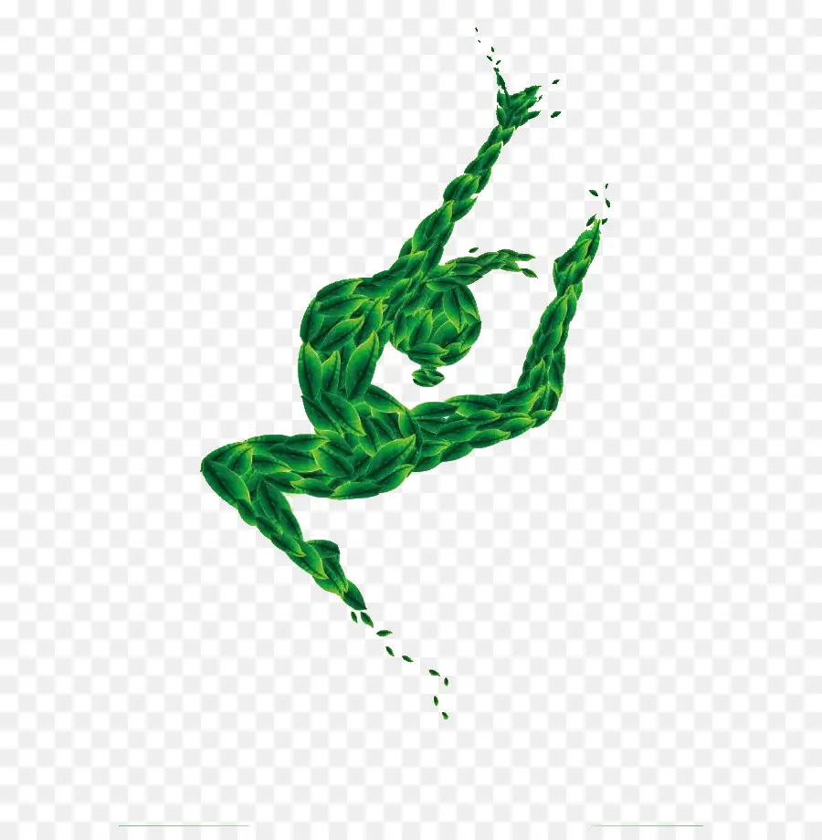 Figure De Feuille，Vert PNG