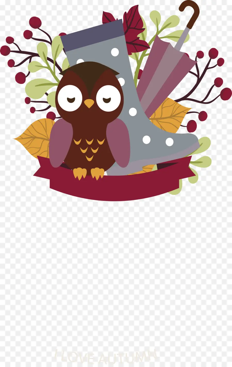 Hibou，Automne PNG