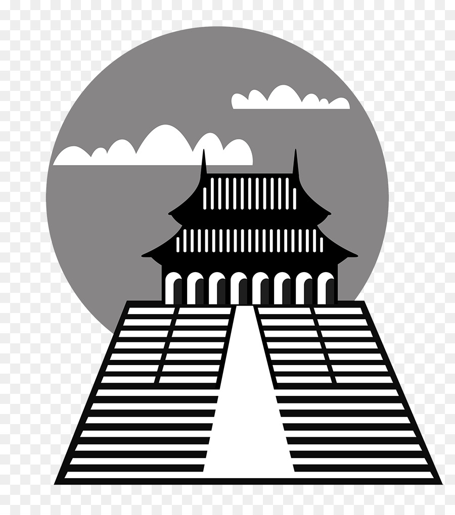 Illustration Du Temple，Architecture PNG