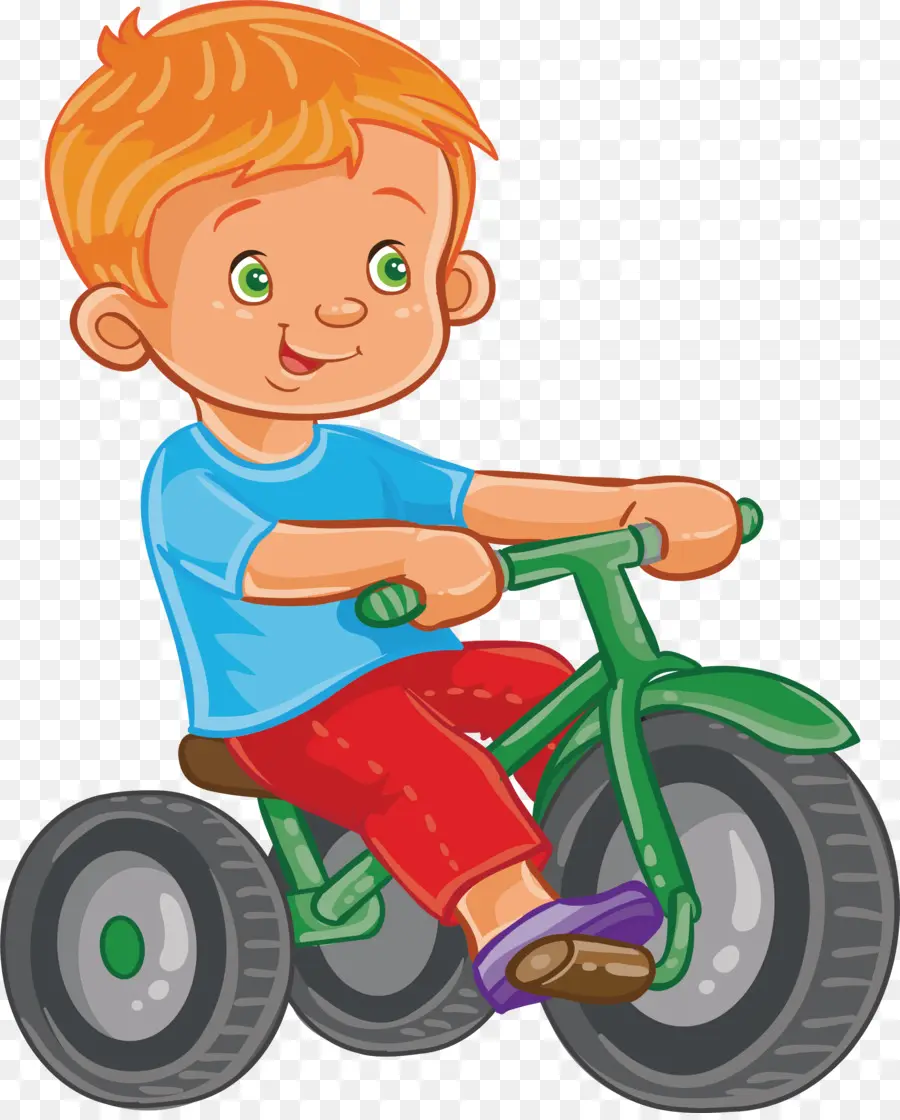 Garçon Sur Tricycle，Tricycle PNG