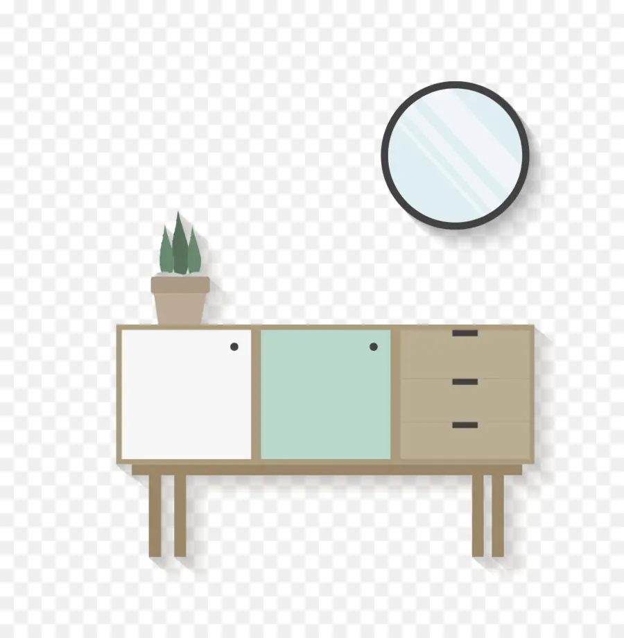 Armoire Et Miroir，Stockage PNG