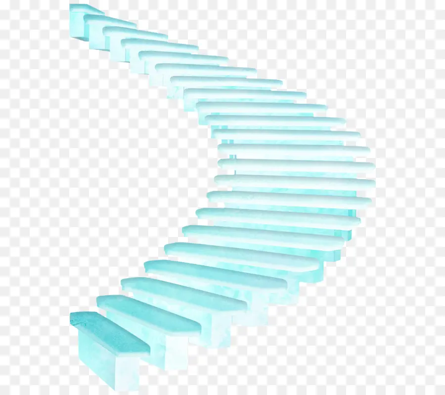 Escalier，Bleu PNG