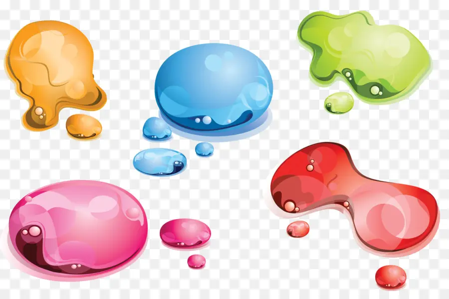 Bulles，Coloré PNG