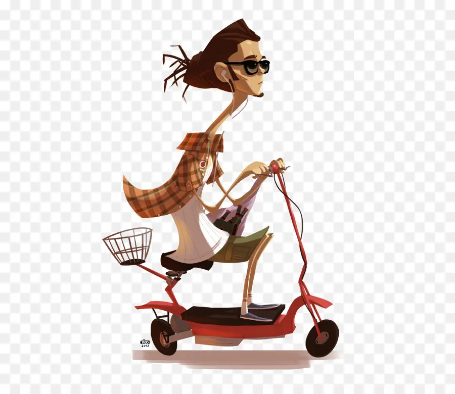 Personne En Scooter，Scooter PNG