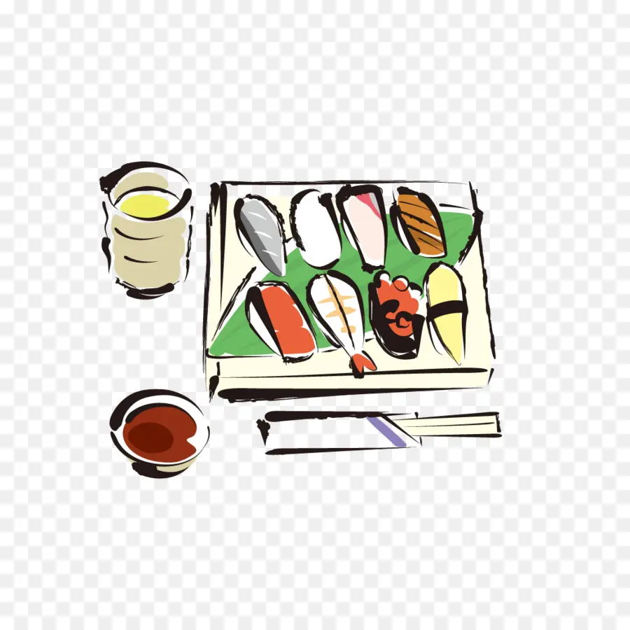 Cuisine Japonaise，Sushi PNG