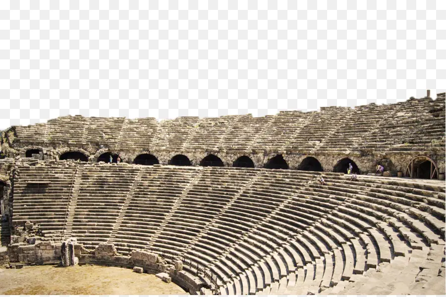 Amphithéâtre Antique，Ruines PNG