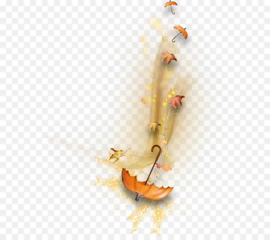 Parapluie，Automne PNG