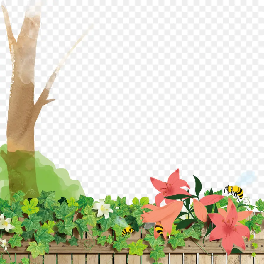 Jardin，Fleurs PNG