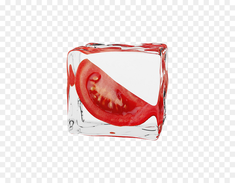 Tomate Dans Un Glaçon，Congelé PNG