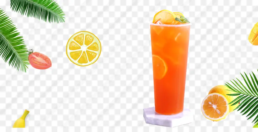 Boisson à L'orange，Citron PNG