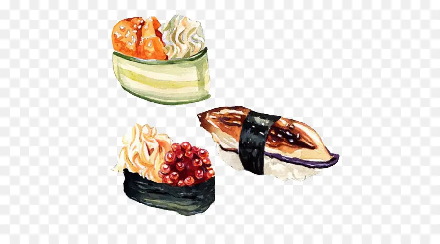 Sushi，Cuisine Japonaise PNG