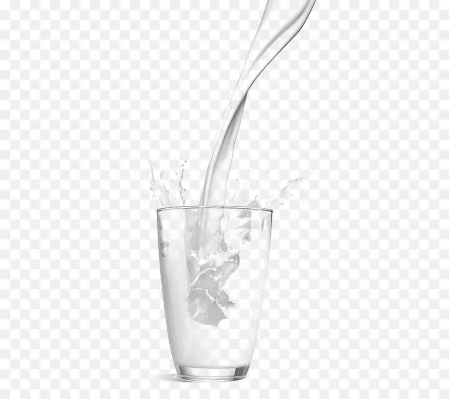 Verser Le Lait，Verre PNG